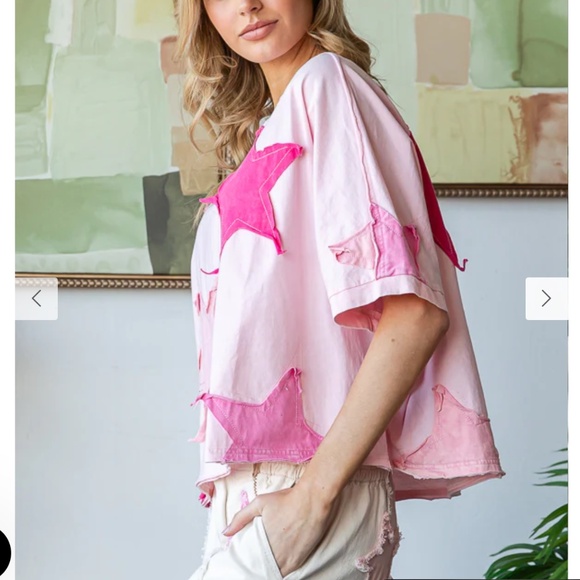 Oli and Hali “ Vancouver “ Oli & Hali Washed Star Patch Tee SR12 - Picture 4 of 6